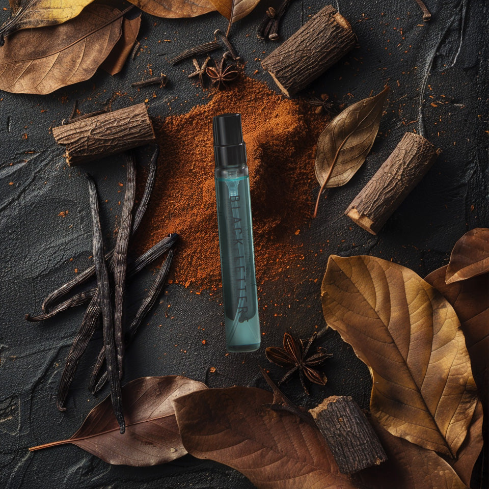 【BLACKLETTERS】SORAIRO オードトワレ 8ml|重なる空の記憶、知性と静寂の香り