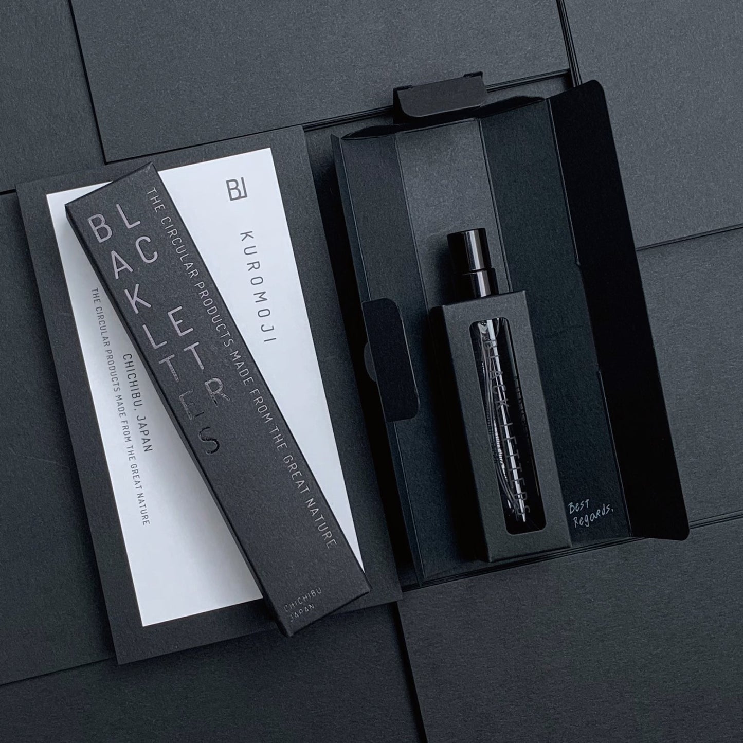 【BLACKLETTERS】KUROMOJI オードトワレ 8ml |無限の可能性を呼び覚ます、天然クロモジの香り