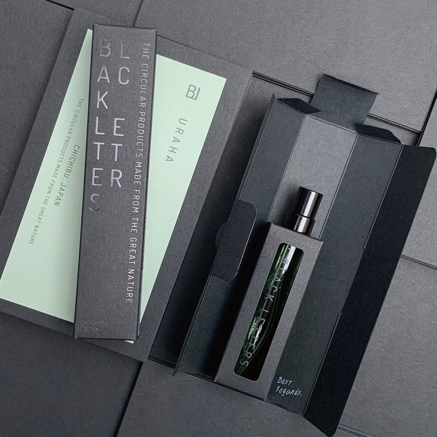 【BLACKLETERS】 URAHAオードトワレ 8ml | 裏側にこそ宿る、やさしい生命と記憶