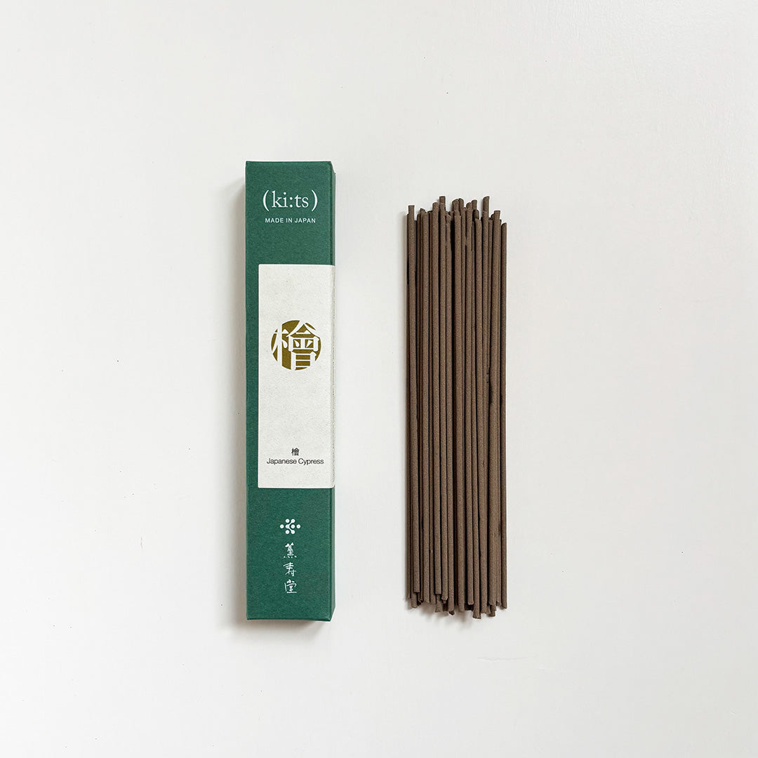 【ISILK curated incense】Stick Incense / Hinoki - (ki:ts) x KUNJUDO