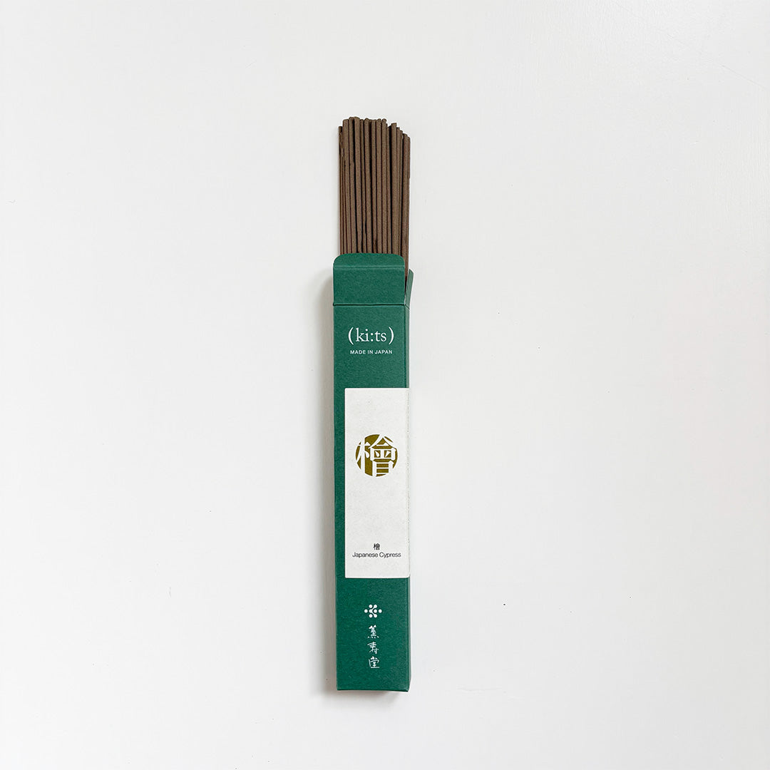 【ISILK curated incense】Stick Incense / Hinoki - (ki:ts) x KUNJUDO