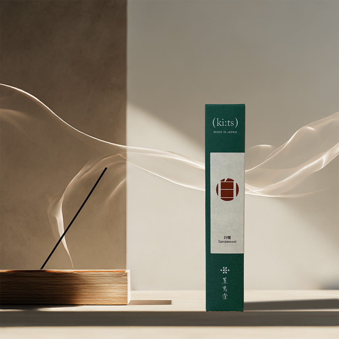 【ISILK curated incense】Stick Incense / Byakudan白檀 - (ki:ts) x KUNJUDO　　