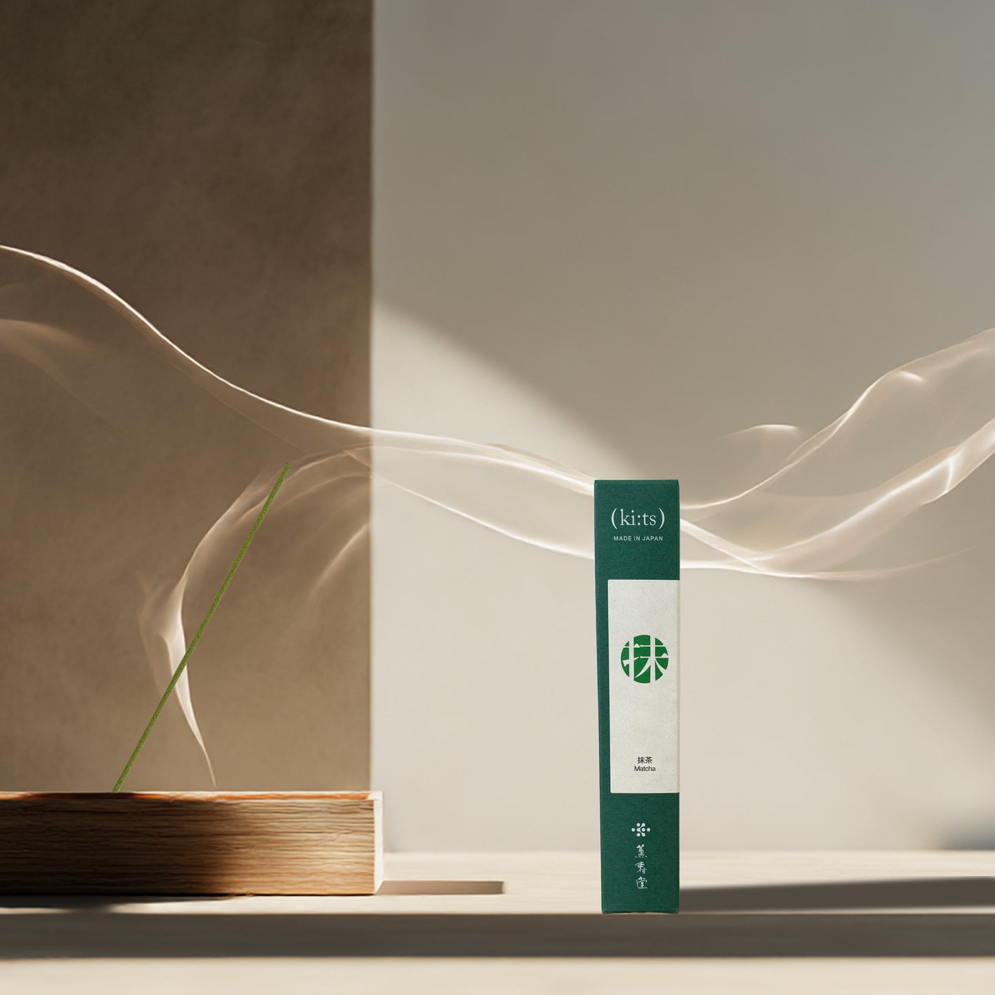 【ISILK curated incense】Stick Incense / Matcha - (ki:ts) x KUNJUDO
