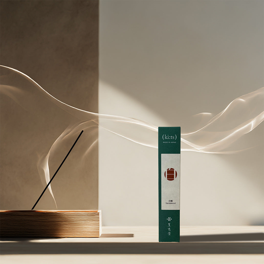 【ISILK curated incense】Stick Incense / Byakudan白檀 - (ki:ts) x KUNJUDO　　