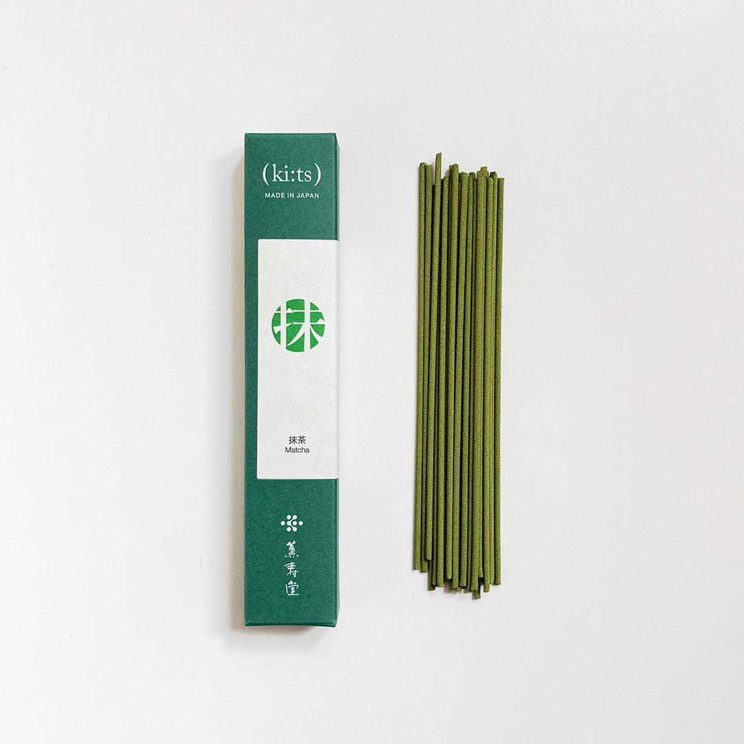 【ISILK curated incense】Stick Incense / Matcha - (ki:ts) x KUNJUDO