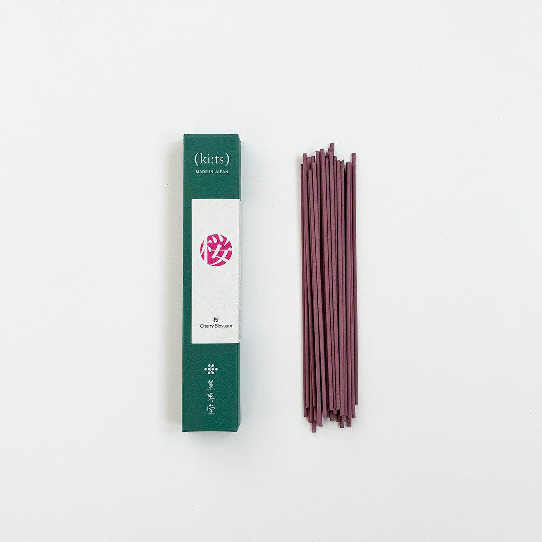 【ISILK curated incense】Stick Incense / Sakura - (ki:ts) x KUNJUDO
