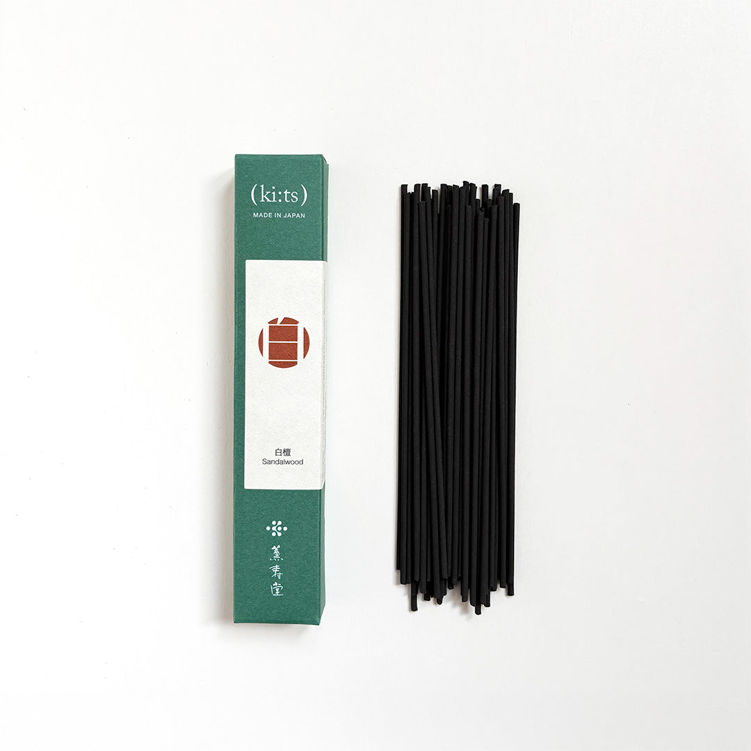 【ISILK curated incense】Stick Incense / Byakudan白檀 - (ki:ts) x KUNJUDO　　